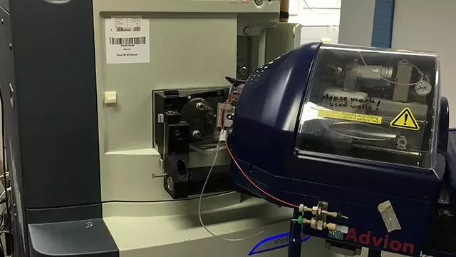 Image of a Synapt G1 with an Advion nanospray source